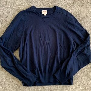 Brooks Brothers | Navy Cashmere Sweater | XL